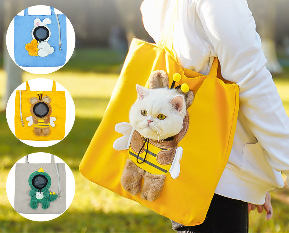 Pet Outgoing Bag Wholesale Cat Bag Crossbody Portable Cat Bag Small Dog Outcrop Dog Shoulder Bag Dog Supplies