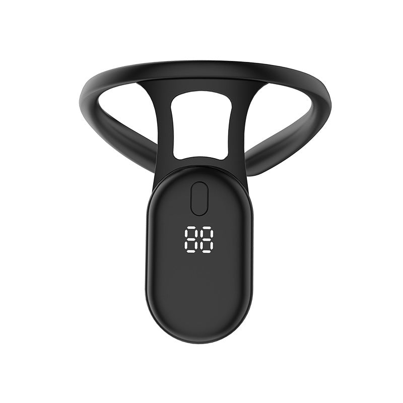 Cross-Border Hunchback Vibration Reminder Corrector with Lcd Screen, Neck-Hanging Stretching Device for Straightening Shoulders and Improving Sitting Posture, Posture Correction Device