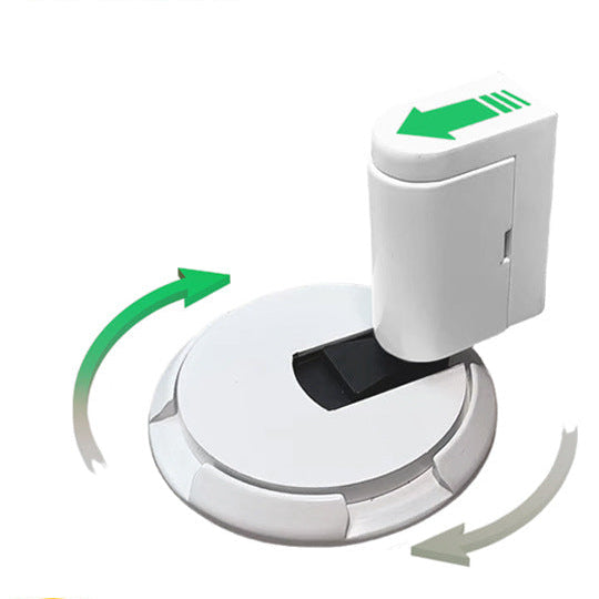 Windproof suction non-perforated door suction anti-collision new invisible toilet door resistance silent door stopper mechanical