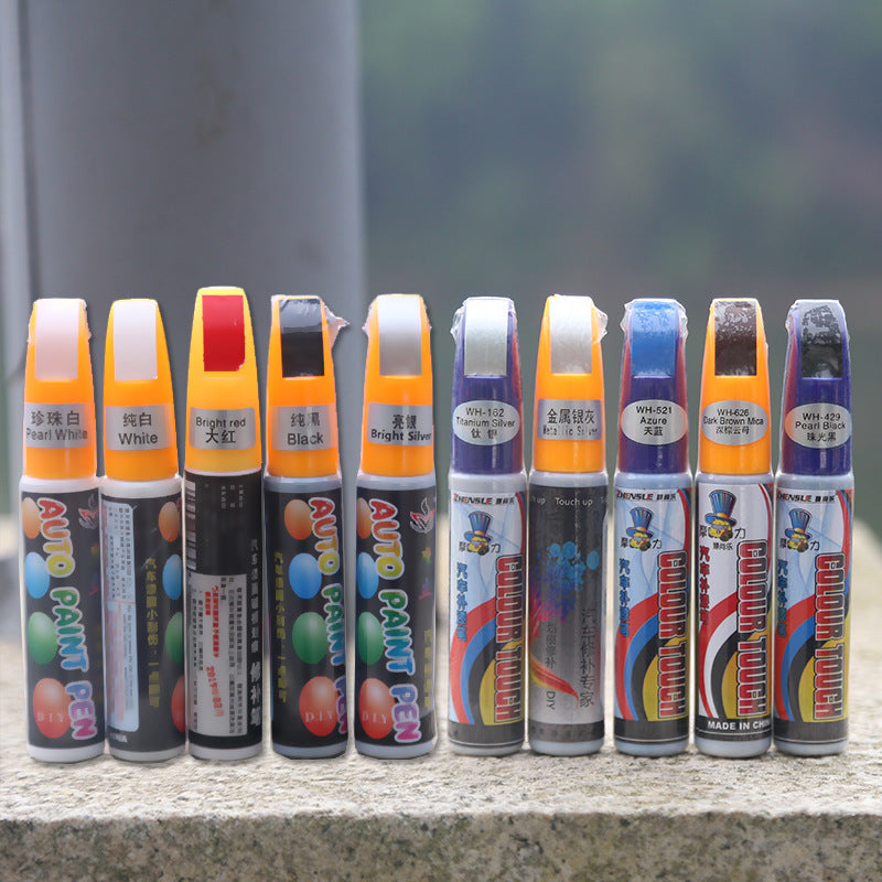 Car supplies scratch repair artifact car paint to scratch black white repair liquid paint pen black technology