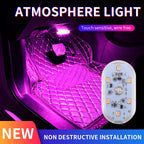 Car Reading Light Strong Magnetic Led Interior Light USB Charging Roof Light Trunk Light Car Lighting Modification Universal