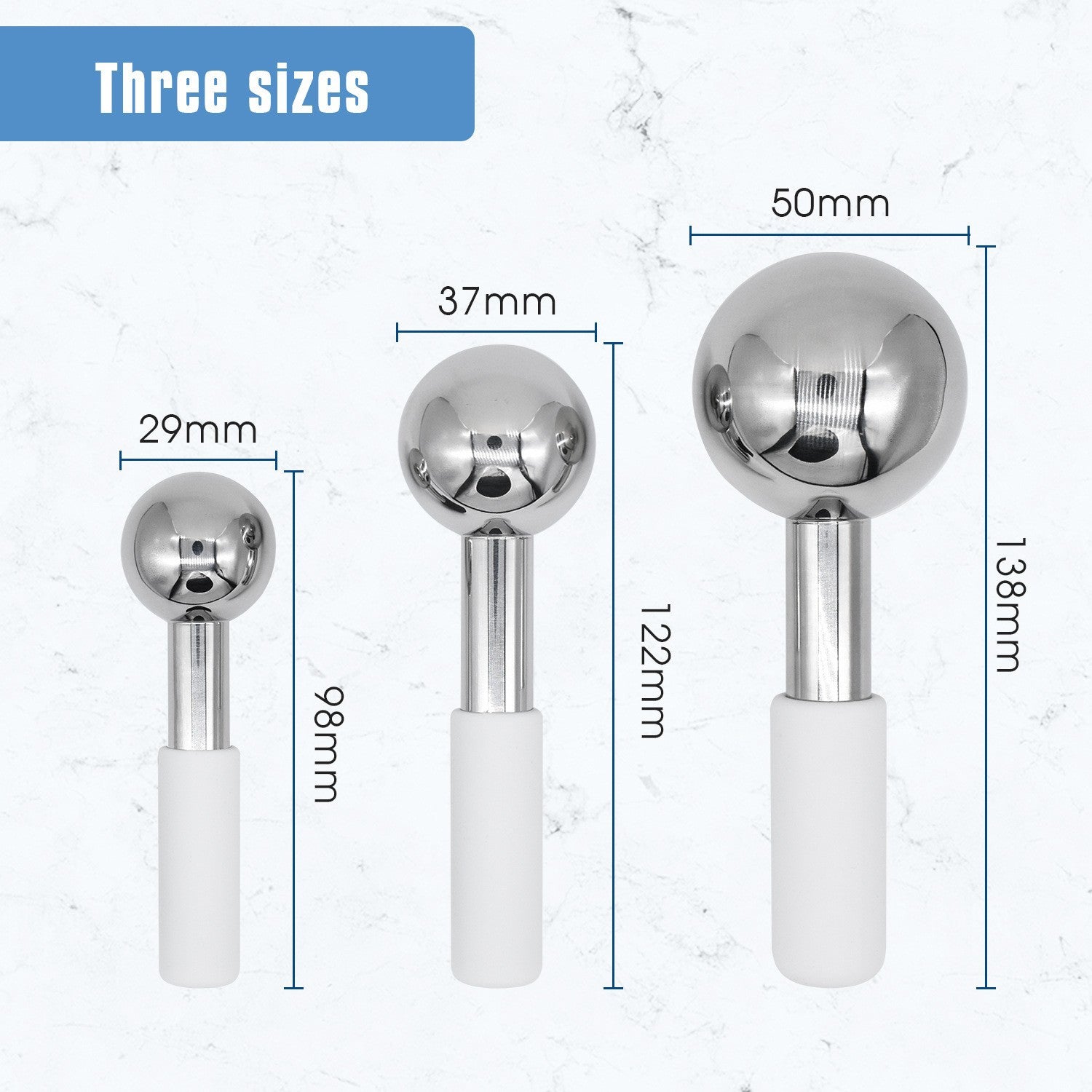 Ice Ball Beauty Device, Ice Muscle Ball, Golden Ice Cooling Compress, Stainless Steel, Facial Massage, Ice Wave Ball, Beauty Ice Compress