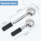Ice Ball Beauty Device, Ice Muscle Ball, Golden Ice Cooling Compress, Stainless Steel, Facial Massage, Ice Wave Ball, Beauty Ice Compress