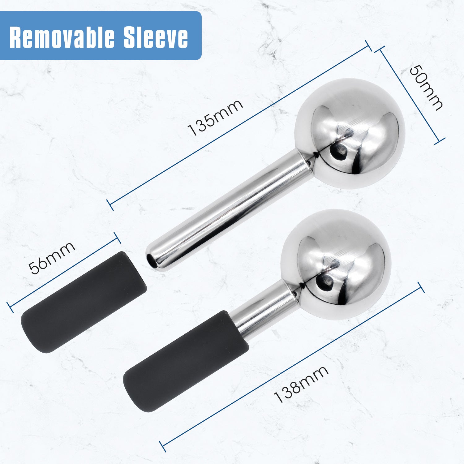 Ice Ball Beauty Device, Ice Muscle Ball, Golden Ice Cooling Compress, Stainless Steel, Facial Massage, Ice Wave Ball, Beauty Ice Compress