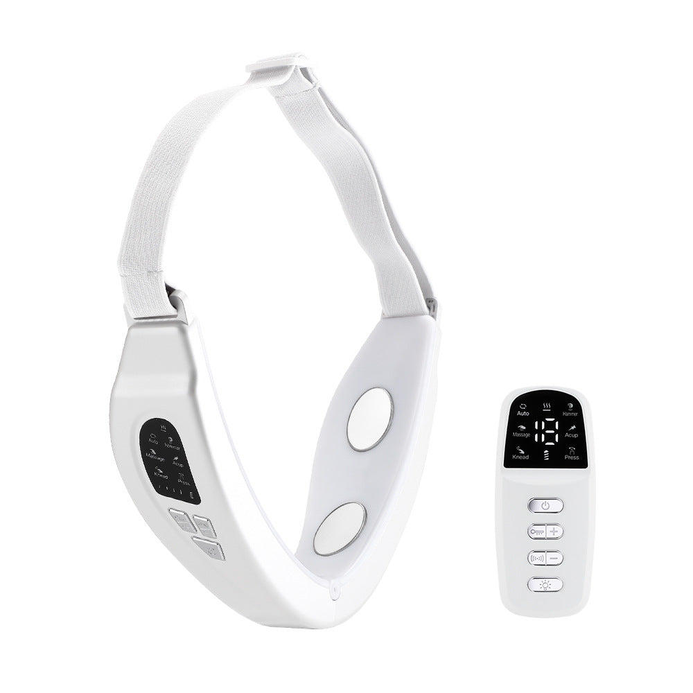 Cross-Border Hot-Selling Product Ems Microcurrent V-Face Device with Colored Light, Vibration Massage, Double Chin Facial Beauty Device