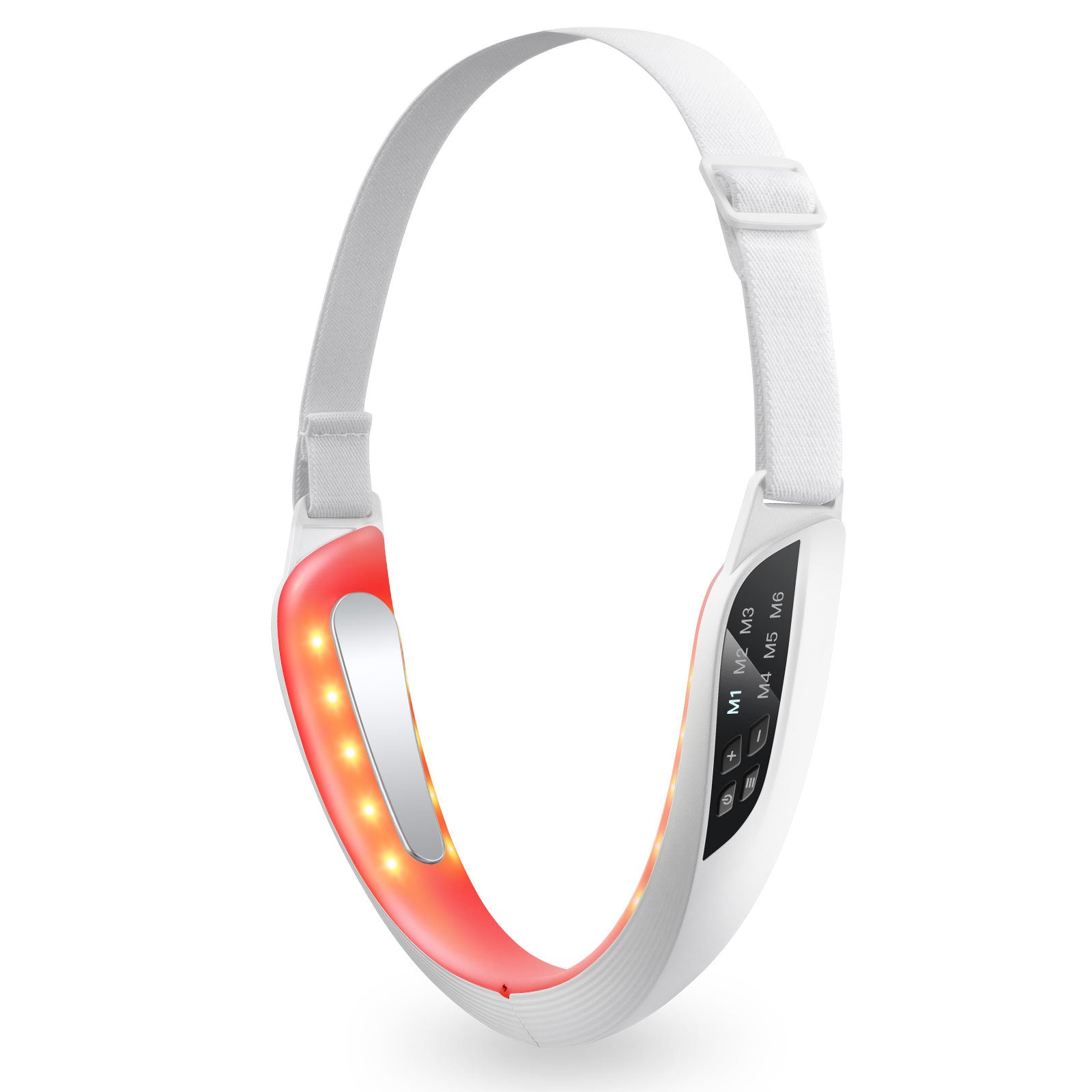 Cross-Border Hot-Selling Product Ems Microcurrent V-Face Device with Colored Light, Vibration Massage, Double Chin Facial Beauty Device