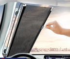 Cross-Border Car Sunshade Sun Protection and Heat Insulation Curtain Car Automatic Retractable Sunshade Automatic Roller Blind Sunshade