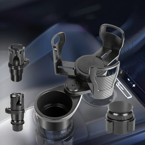 Car Water Cup Holder Multifunctional Rotating Car Center Console Beverage Holder Cross-border One-two Double-layer Storage Rack Cup Holder
