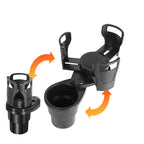 Car Water Cup Holder Multifunctional Rotating Car Center Console Beverage Holder Cross-border One-two Double-layer Storage Rack Cup Holder