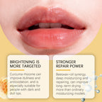 Zyvarn Turmeric Lemon Lip Balm Daily Moisturizing Soft Texture Lip Care Hydrating Glossy Lip Balm