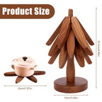 Christmas tree bamboo insulation mat