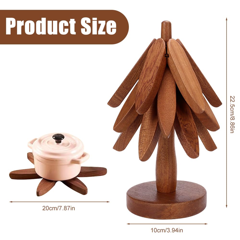 Christmas tree bamboo insulation mat