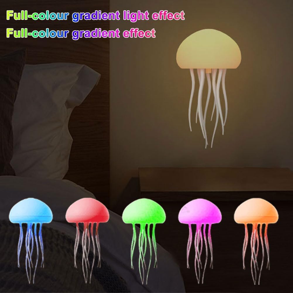 Jellyfish Lamp Voice-Controlled Color-Changing Night Lamp