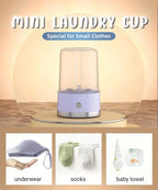 Rechargeable Mini Washing Machine for smaller clothes.