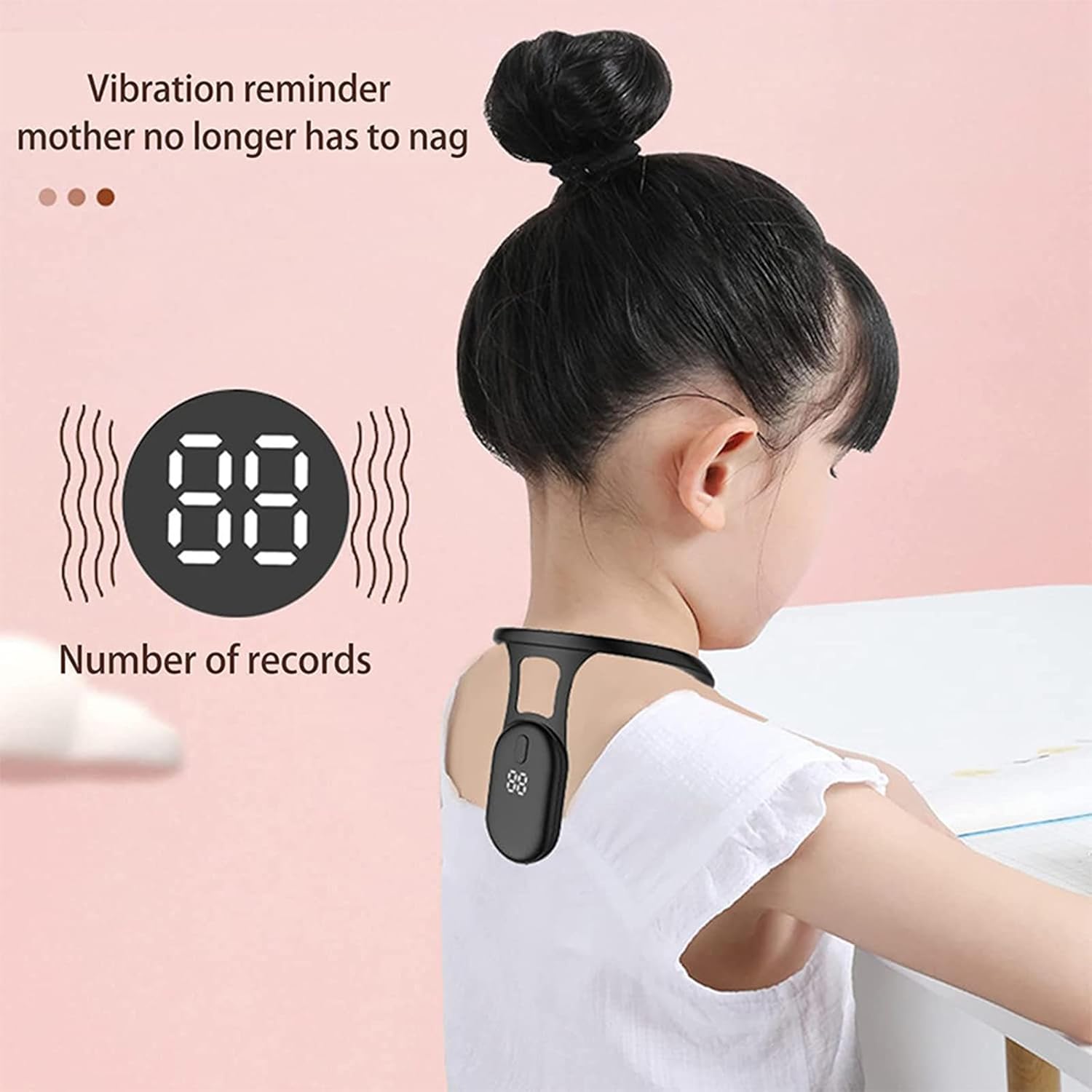 Hunchback Vibration Reminder Corrector with Lcd Screen