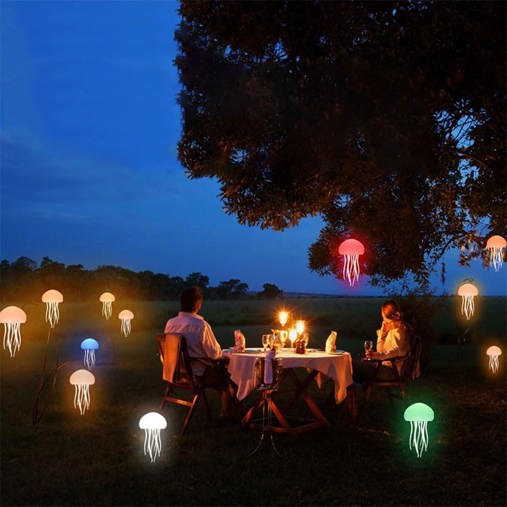 Jellyfish Lamp Voice-Controlled Color-Changing Night Lamp