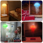 Jellyfish Lamp Voice-Controlled Color-Changing Night Lamp
