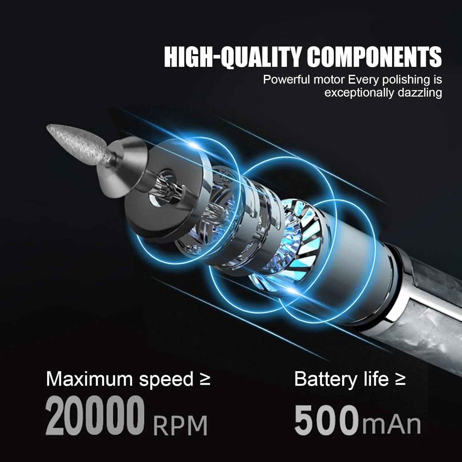 Nail Drill Kit | Electric Nail Drill Machine | Professional, USB Rechargeable Manicure
