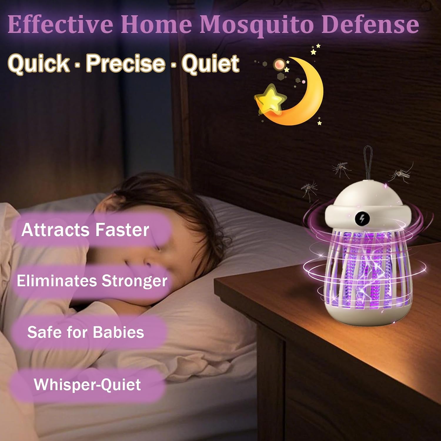 Electric shock mosquito lamp | usb rechargeable mosquito killer lamp