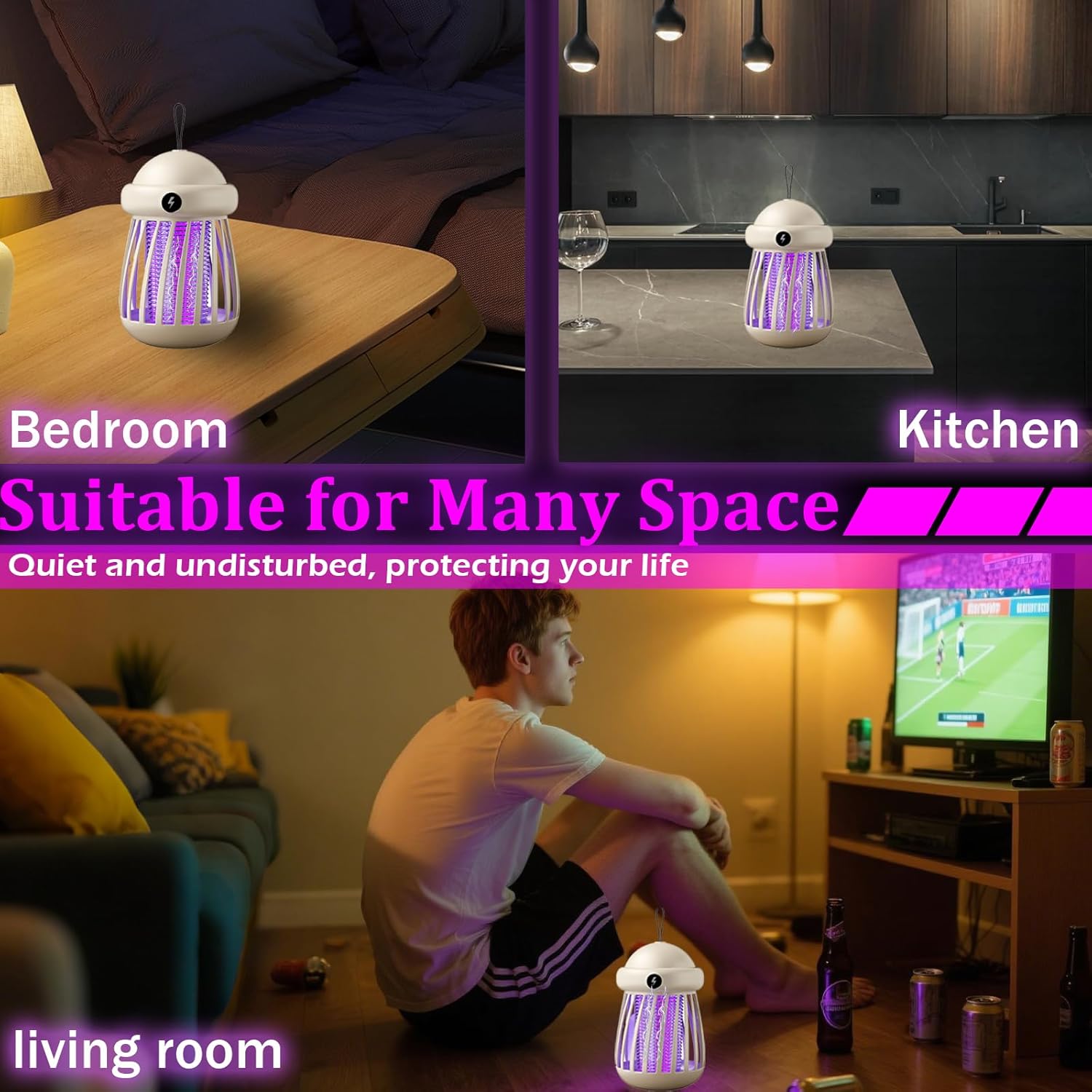 Electric shock mosquito lamp | usb rechargeable mosquito killer lamp