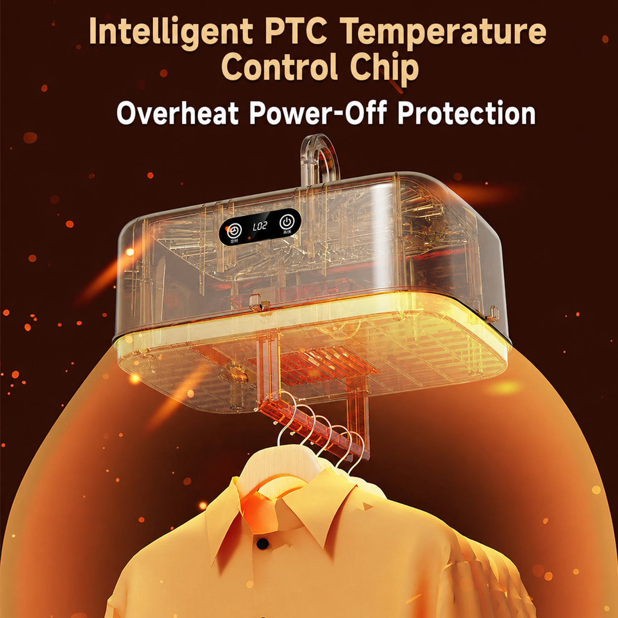 Ultra-Fast Smart Mini Dryer with Quick-Fold Design