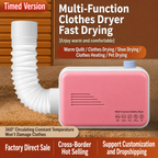 Ultra-Fast Portable Clothes & Footwear Dryer
