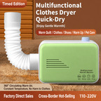 Ultra-Fast Portable Clothes & Footwear Dryer