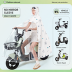 Electric Vehicle-Specific Raincoat, Single-Person Full-Body Rain Cover, Unisex All-In-One Riding Poncho
