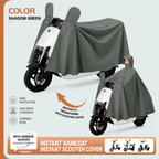 Electric Vehicle-Specific Raincoat, Single-Person Full-Body Rain Cover, Unisex All-In-One Riding Poncho