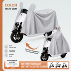 Electric Vehicle-Specific Raincoat, Single-Person Full-Body Rain Cover, Unisex All-In-One Riding Poncho
