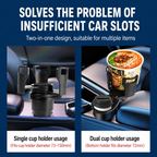 Car Water Cup Holder Multifunctional Rotating  Console Beverage Holder