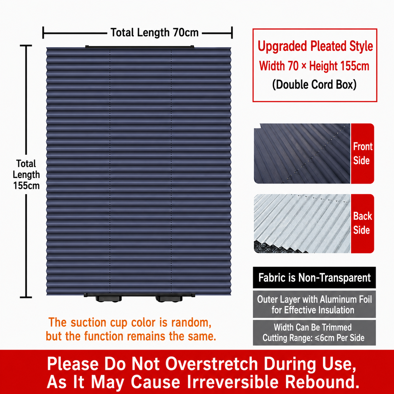 Car Sunshade Sun Protection and Heat Insulation Curtain