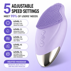 Electric Facial Cleanser Pore Cleaner Rechargeable Silicone Facial Cleanser for Women & men