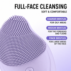 Electric Facial Cleanser Pore Cleaner Rechargeable Silicone Facial Cleanser for Women & men