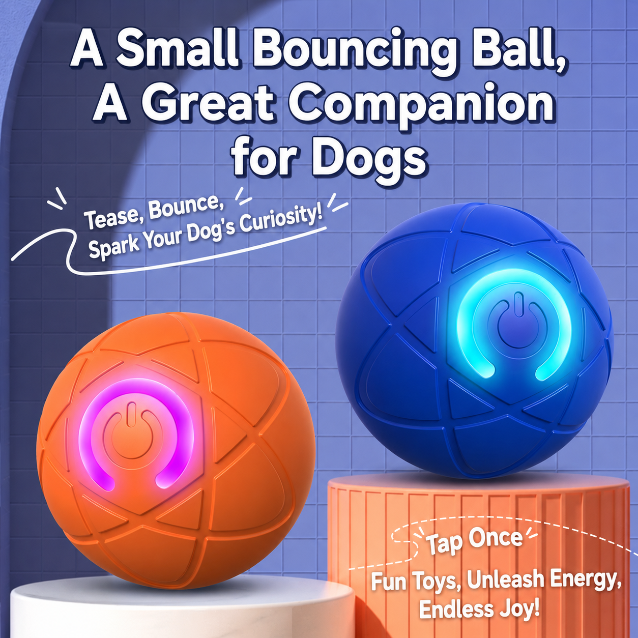 Smart Dog Toy Ball, Gravity Jumping Ball, Electric Dog Ball, Pet Toy