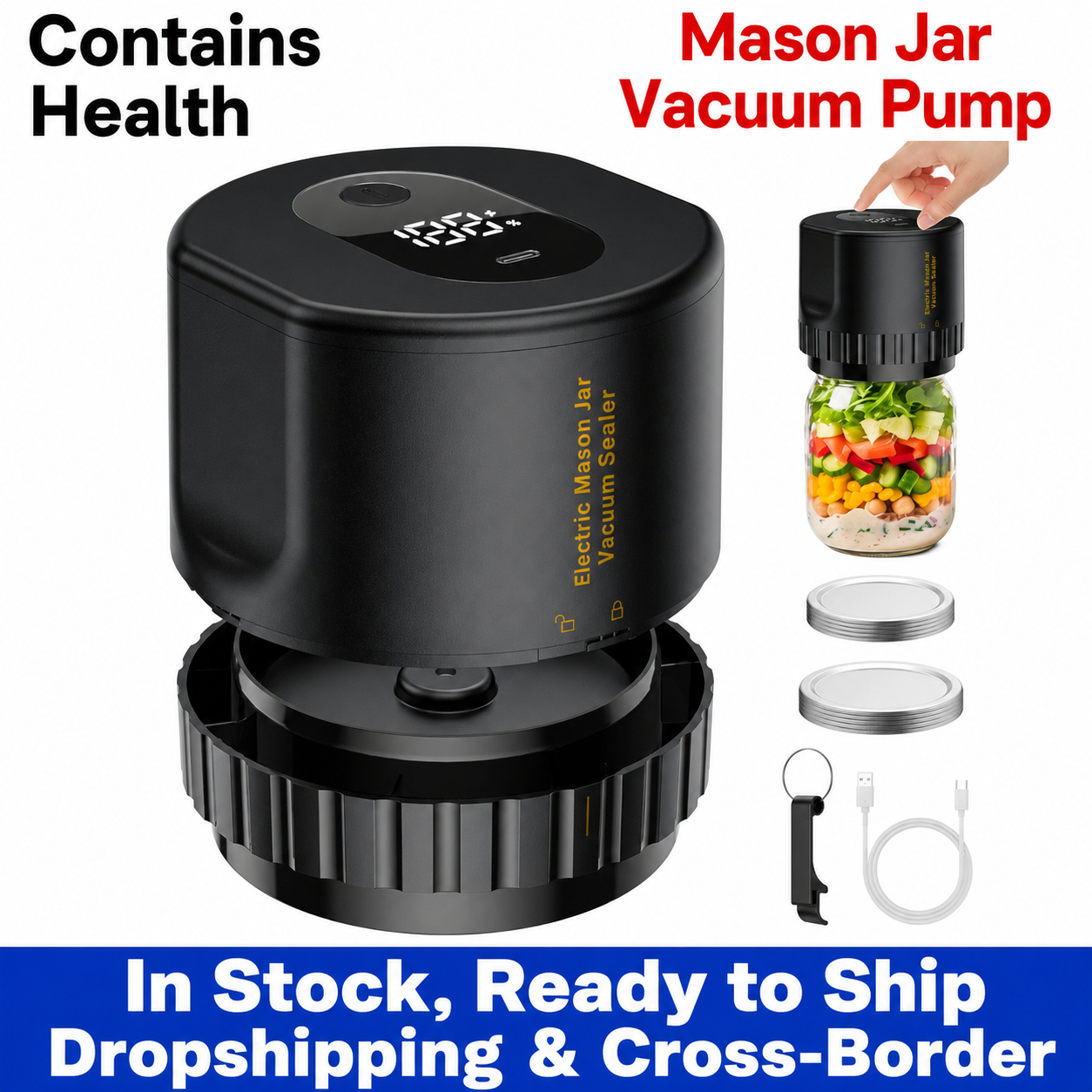 Mason Jar Sealing Machine Fully Automatic