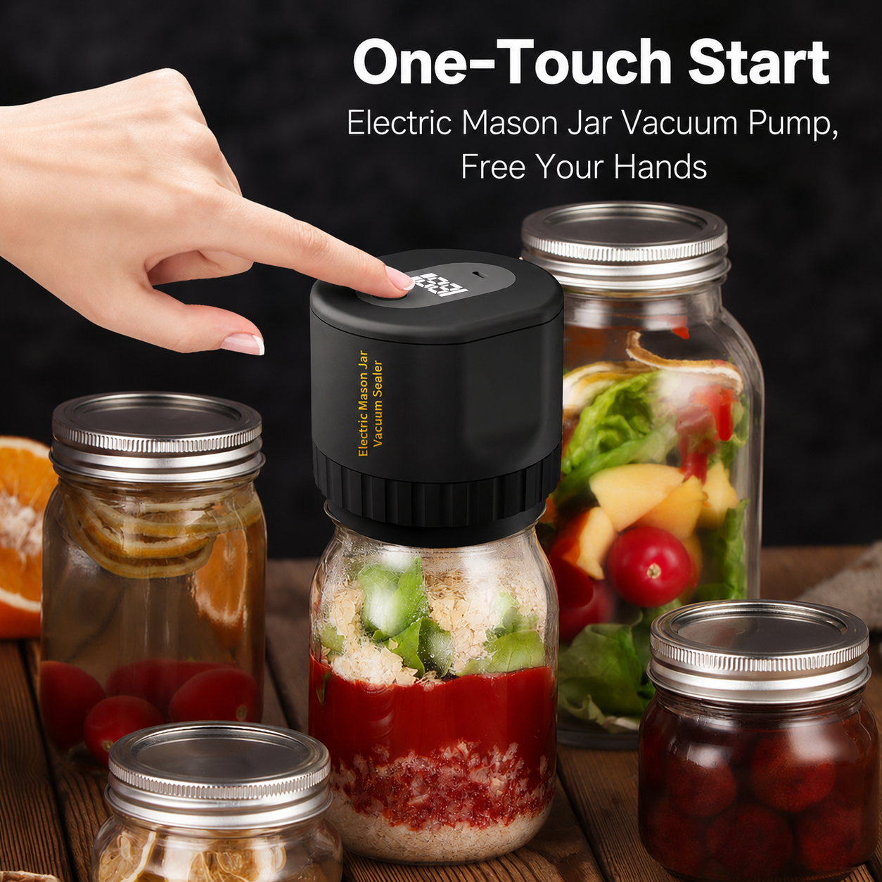 Mason Jar Sealing Machine Fully Automatic