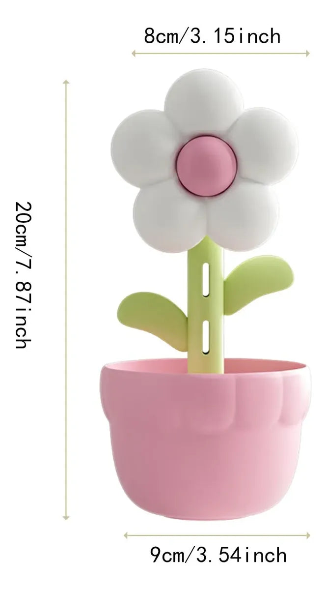 Mini Flower Humidifier Bedroom Rechargeable  Lamp