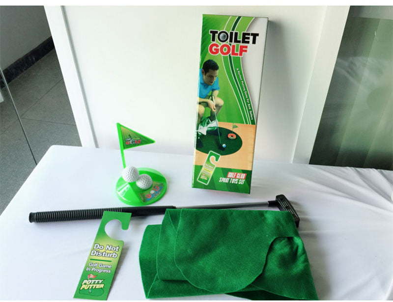 Entertainment  toilet golf sports toy