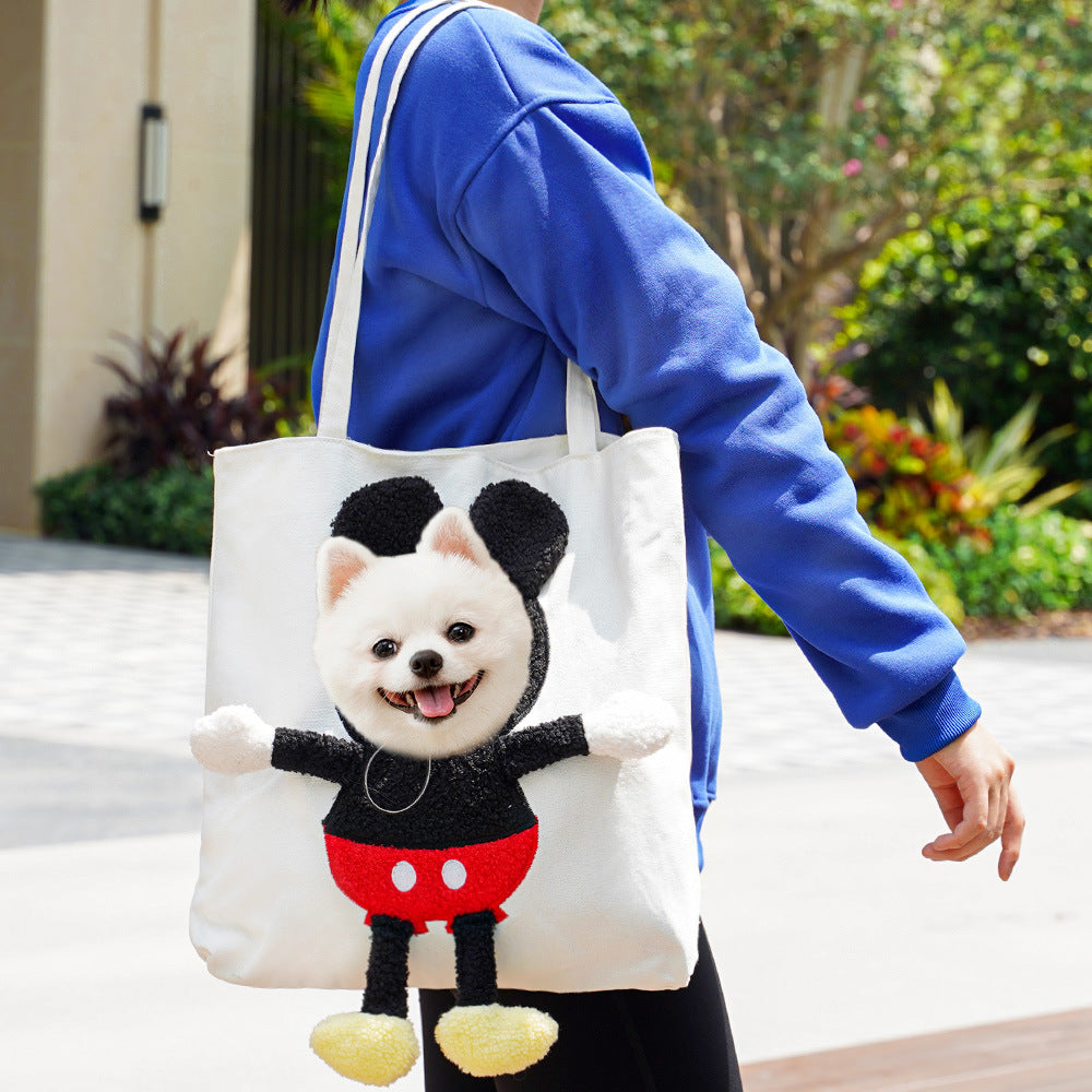 Pet Outgoing Bag Wholesale Cat Bag Crossbody Portable Cat Bag Small Dog Outcrop Dog Shoulder Bag Dog Supplies