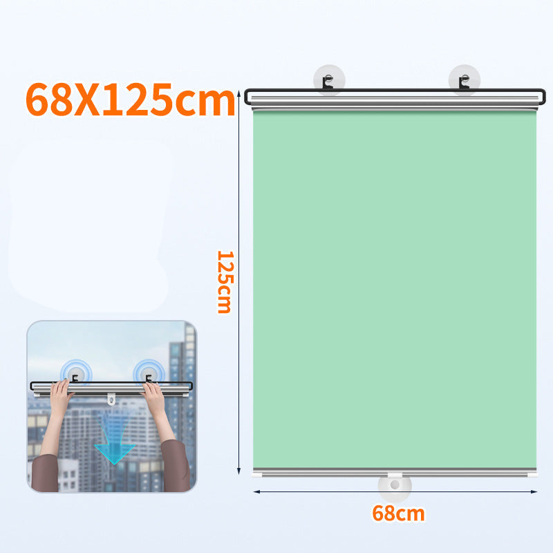 Cross-Border Car Sunshade Sun Protection and Heat Insulation Curtain Car Automatic Retractable Sunshade Automatic Roller Blind Sunshade