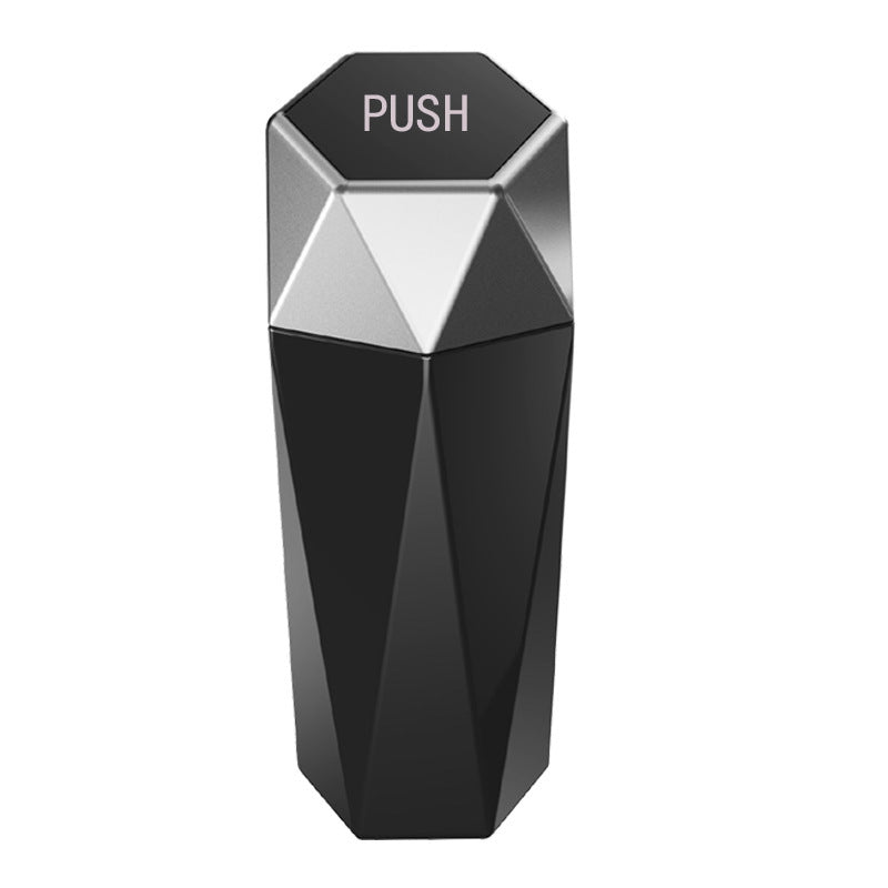 Car Trash Bin Mini Car Cup Holder Diamond Trash Bin Desktop Storage Box Car Trash Bin Trash Bin