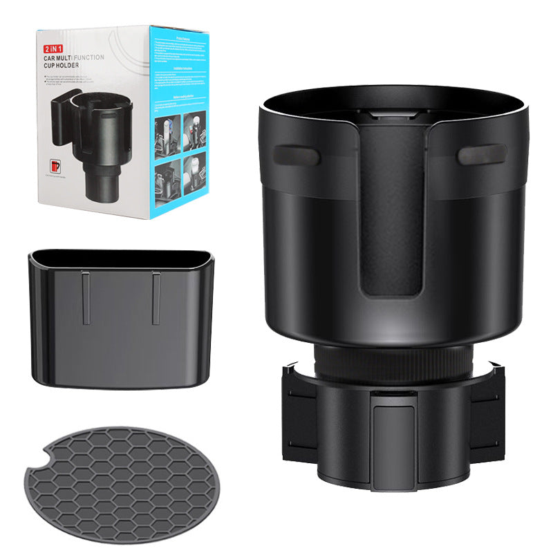Car Water Cup Holder Multifunctional Rotating Car Center Console Beverage Holder Cross-border One-two Double-layer Storage Rack Cup Holder