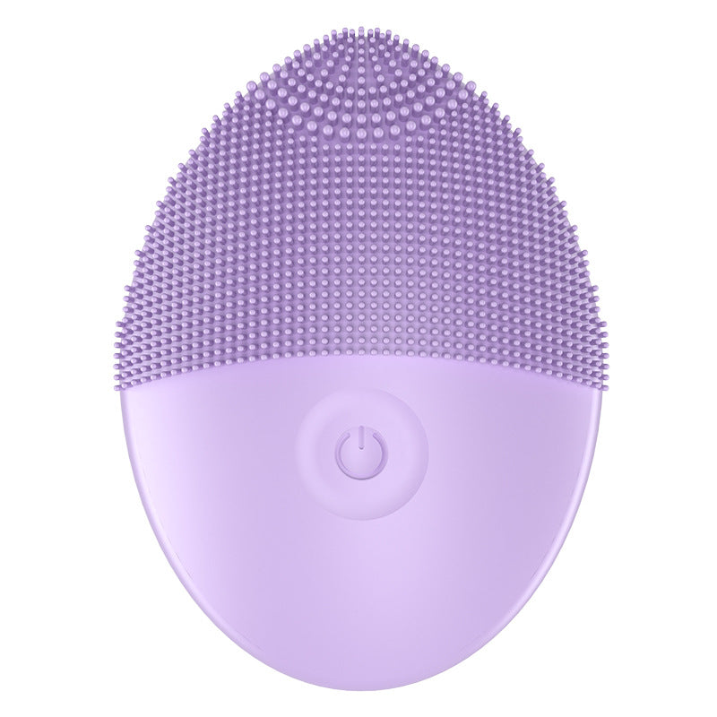 Electric Facial Cleanser Pore Cleaner Rechargeable Silicone Facial Cleanser for Women and Men Sonic Vibration Facial Cleansing Brush