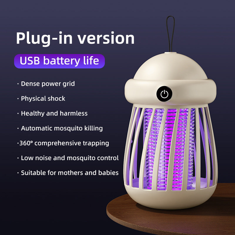 Cross-border foreign trade electric shock mosquito lamp automatic mosquito trap mosquito catcher household usb rechargeable mosquito killer mosquito repellent lamp