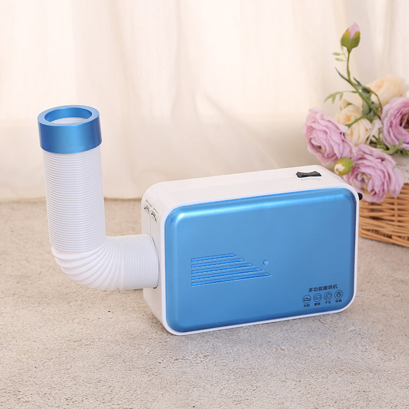 Cross-Border Small Multi-Functional Dryer Household Shoe Drying Gloves Blowing Pet Mite Removal Dryer 110V European Standard
