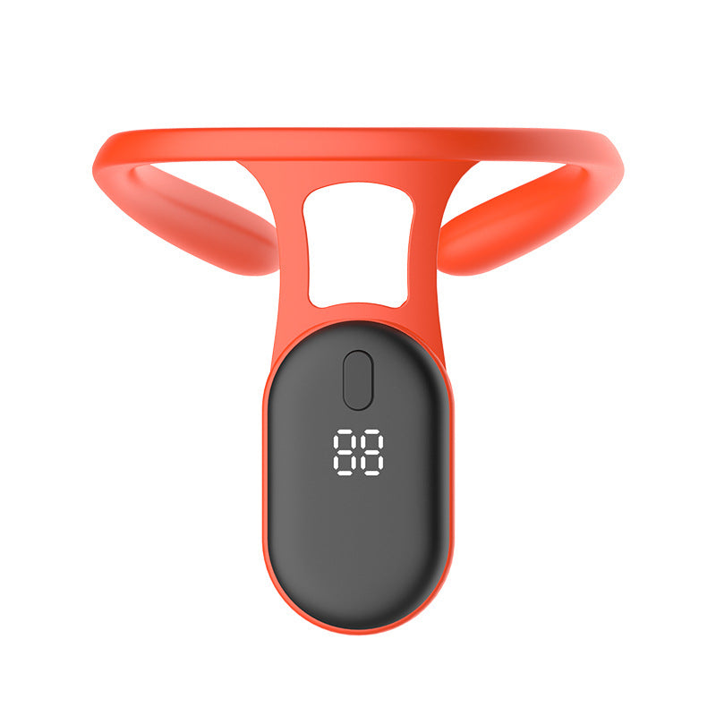 Cross-Border Hunchback Vibration Reminder Corrector with Lcd Screen, Neck-Hanging Stretching Device for Straightening Shoulders and Improving Sitting Posture, Posture Correction Device