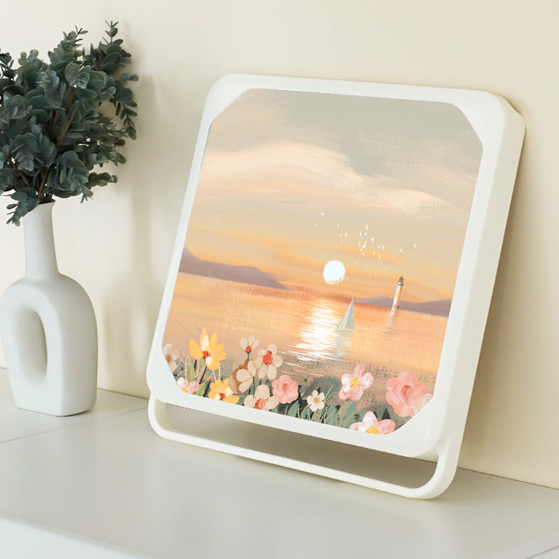 Mural Storage Box for Clean Clothes, Bathroom Wall-Mounted Folding Storage Rack, Toilet Cabinet