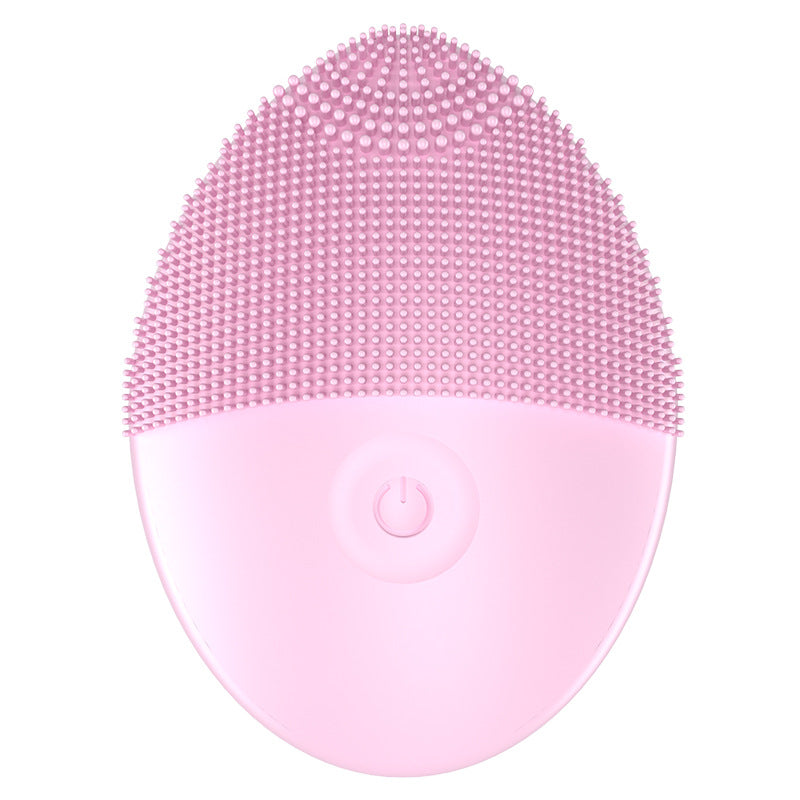 Electric Facial Cleanser Pore Cleaner Rechargeable Silicone Facial Cleanser for Women and Men Sonic Vibration Facial Cleansing Brush