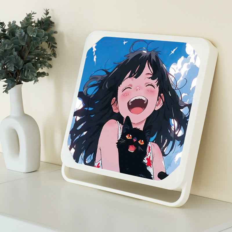 Mural Storage Box for Clean Clothes, Bathroom Wall-Mounted Folding Storage Rack, Toilet Cabinet